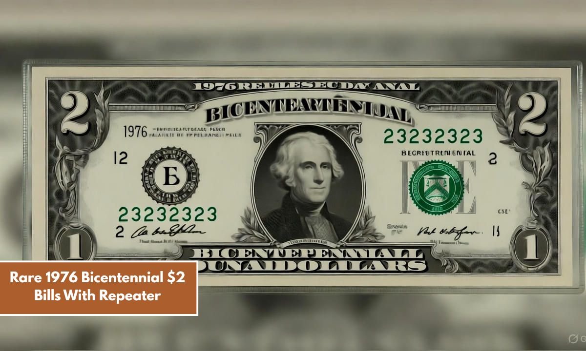 Rare 1976 Bicentennial $2 Bills With Repeater