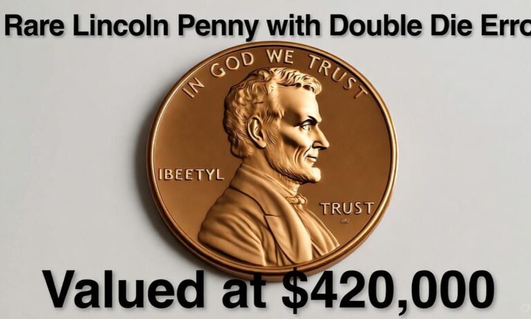 This Lincoln Penny Error Coin Is Turning Heads — Valued at $420,000! Have you ever checked your loose change and wondered if any of those coins might be worth a small fortune? Well, maybe it’s time to start looking closely. There’s a rare Lincoln penny out there that’s making waves in the coin-collecting world — and it’s valued at an unbelievable $420,000! Yes, you read that right. A single penny could be worth more than most cars or even a house. The Story Behind the Lincoln Penny The Lincoln penny, first introduced in 1909, has always been a favorite among collectors. It was designed to honor President Abraham Lincoln on his 100th birthday. Over the years, millions of these coins have been minted, but only a few special ones have hidden mistakes — and those mistakes are what make them worth a fortune. So, what makes this particular penny so special? It’s not just old — it’s a rare mint error coin. A mint error happens when something goes wrong during the coin-making process. These errors are usually caught before coins are released to the public, but every now and then, one slips through. And when it does, it can become one of the most valuable coins in circulation. The Rare Error That Made It Priceless This Lincoln penny stands out because of a rare double die error on the front side. That means the design was accidentally stamped twice, creating a doubled image of Lincoln’s face, words, or numbers. When you look closely, you can see the doubling on the date or the phrase “In God We Trust.” Collectors go crazy for this type of error because it’s not something you can find every day. The double die error gives the coin a unique appearance, making it one of a kind. It’s like having a painting that the artist accidentally signed twice — it might be a mistake, but it makes it incredibly rare and valuable. Why It’s Worth $420,000 You might be thinking, “It’s just a penny. How could it possibly be worth so much?” Well, rarity and condition play a huge role in a coin’s value. The fewer there are, the more collectors want them. This particular Lincoln penny is in almost perfect condition, which adds to its high price tag. Plus, it comes from a batch that’s nearly impossible to find today. When you combine rarity, history, and a visible error, you get a coin that’s worth hundreds of thousands of dollars. How to Know If You Have One Now, before you rush to empty your piggy bank, here’s what to look for. Most valuable Lincoln penny errors come from the 1955, 1969-S, and 1972 double die series. Take a magnifying glass and look carefully at the front side of the coin. Check if the date or letters look doubled or blurry. If they do, you might just be holding a hidden treasure. It’s also smart to check if your coin has any unusual features — like the wrong metal, missing details, or odd colors. Sometimes even a small difference can make a huge impact on its value. Where to Get It Checked If you think you’ve found a rare penny, don’t spend it! Take it to a professional coin dealer or grading service. They can confirm if it’s authentic and tell you exactly how much it’s worth. Many collectors have found out that what looked like a simple coin was actually worth thousands. Imagine finding one worth $420,000 — that’s life-changing! Why People Love Collecting Coins Coin collecting isn’t just for experts or historians. It’s a fun and exciting hobby that anyone can enjoy. You never know what kind of treasure might be sitting in your wallet or coin jar. Each coin tells a story — about history, mistakes, and surprises. And sometimes, those little pieces of metal can turn into something priceless. Conclusion The world of coins is full of hidden gems, and this Lincoln penny is the perfect example. A tiny mint error transformed an ordinary coin into a $420,000 masterpiece. So, the next time you get change at a store, take a closer look. Who knows? That simple penny could be your lucky jackpot waiting to be discovered.