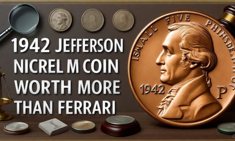 The Jefferson Nickel Mint Error That’s Now Worth More Than a Ferrari Have you ever imagined that a small five-cent coin could be worth more than a luxury car like a Ferrari? Sounds crazy, right? But in the world of coin collecting, rare mint errors can turn ordinary coins into treasures worth thousands — or even millions. One such coin is the famous Jefferson Nickel mint error, a tiny mistake that turned into a golden opportunity for collectors. The Story Behind the Jefferson Nickel The Jefferson Nickel first appeared in 1938, replacing the Buffalo Nickel. It features a portrait of President Thomas Jefferson on the front and his home, Monticello, on the back. Over the years, billions of these nickels have been made. However, not all of them came out perfectly. Some had minting mistakes — and that’s where things got interesting. A mint error happens when something goes wrong during the coin-making process. It could be a wrong metal, a double strike, or even a missing design. These small mistakes make the coin unique, and collectors love that. The rarer the error, the higher the value. The Legendary 1942 Jefferson Nickel Error Among all the Jefferson Nickels, the 1942 error coin stands out the most. During that year, the U.S. Mint was switching from the regular copper-nickel metal to a wartime silver alloy because nickel was needed for World War II. In this process, a few nickels were struck on the wrong metal planchets — and that’s what created this valuable error. Imagine a coin that was never supposed to exist. That’s what makes the 1942 Jefferson Nickel error so special. Instead of being made of the wartime silver mix, some were accidentally struck using the older copper-nickel composition. This tiny mistake made those coins extremely rare. Why This Nickel Is Worth a Fortune So, how can a five-cent coin be worth more than a Ferrari? It’s all about rarity and demand. Collectors are always searching for coins that tell a story — and this one has plenty of history behind it. Only a handful of these 1942 error nickels are known to exist. When one appears at an auction, bidding wars break out. Some have sold for over $100,000, depending on their condition and grade. To a serious collector, that’s like owning a piece of history — small but priceless. Think of it like art. A painting might just be colors on a canvas, but its story and uniqueness make it worth millions. The same goes for coins. This Jefferson Nickel isn’t valuable because of the metal — it’s valuable because it’s one of a kind. How to Spot a Rare Jefferson Nickel You might be wondering — could you have one of these rare nickels hiding in your change jar? It’s possible, but spotting one takes a careful eye. Look for the year 1942 and check the mint mark. The error coins were mostly struck in Philadelphia, so they usually have no mint mark. Also, pay attention to the color and shine. The regular wartime nickels made of silver have a different tone compared to copper-nickel ones. If you ever suspect you’ve got one, don’t clean it or polish it. Cleaning can reduce its value. Instead, take it to a professional coin dealer or get it graded by a trusted service like PCGS or NGC. The Fascination With Mint Errors Mint errors are like happy accidents. They show how even machines can make mistakes — and sometimes, those mistakes turn out to be valuable. Collectors love these coins because each one tells a different story. The Jefferson Nickel error isn’t just a piece of metal. It’s a reminder that imperfection can be priceless. It proves that even small flaws can turn into something extraordinary. Conclusion The Jefferson Nickel mint error teaches us that value isn’t always about size or shine. Sometimes, it’s about history, rarity, and the stories behind those tiny details. A simple five-cent coin became worth more than a Ferrari — all because of a small mistake. So, the next time you check your change, take a closer look. Who knows? You might be holding a little piece of history in your hand.